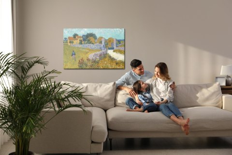 Obraz Na Płótnie Vincent Van Gogh "Dom Wiejski W Prowansji" Reprodukcja Obraz Na Płótnie Vincent Van Gogh "Dom Wiejski W Prowansji" Reprodukcja