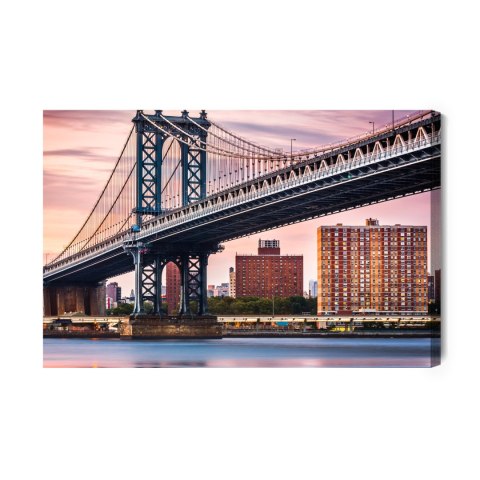 Obraz Na Płótnie Most Manhattan Bridge, Nowy Jork Obraz Na Płótnie Most Manhattan Bridge, Nowy Jork