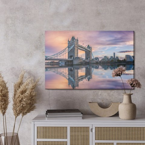 Obraz Na Płótnie Panorama Londynu 3D Obraz Na Płótnie Panorama Londynu 3D