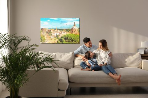 Obraz Na Płótnie Panorama Rzymu Jak Malowana Obraz Na Płótnie Panorama Rzymu Jak Malowana