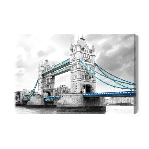 Obraz Na Płótnie Szkic Tower Bridge Obraz Na Płótnie Szkic Tower Bridge