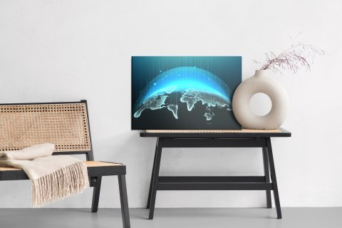 Obraz Na Płótnie Modernistyczna Mapa Świata 3D Obraz Na Płótnie Modernistyczna Mapa Świata 3D