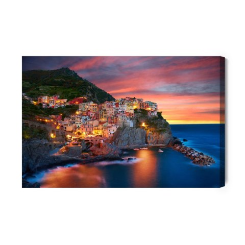 Obraz Na Płótnie Miasto Manarola, Włochy Obraz Na Płótnie Miasto Manarola, Włochy