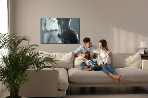 Obraz Na Płótnie Para W Sensualnej Pozie Obraz Na Płótnie Para W Sensualnej Pozie