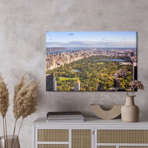 Obraz Na Płótnie Panorama Nowego Jorku Z Lotu Ptaka Obraz Na Płótnie Panorama Nowego Jorku Z Lotu Ptaka
