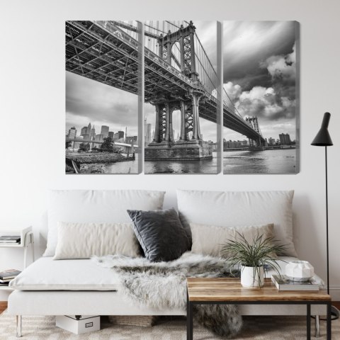 Obraz Wieloczęściowy Most Manhattan W Nowym Jorku Obraz Wieloczęściowy Most Manhattan W Nowym Jorku