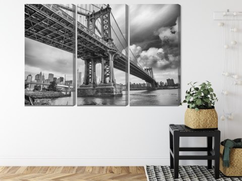 Obraz Wieloczęściowy Most Manhattan W Nowym Jorku Obraz Wieloczęściowy Most Manhattan W Nowym Jorku