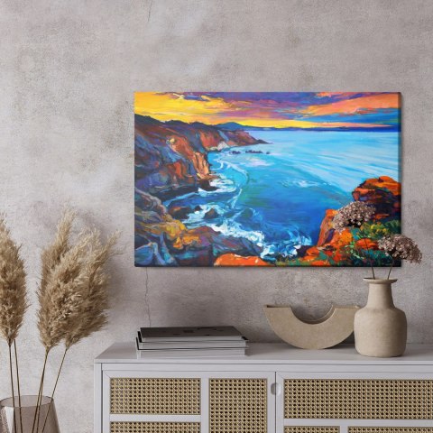 Obraz Na Płótnie Morze I Klify Obraz Na Płótnie Morze I Klify