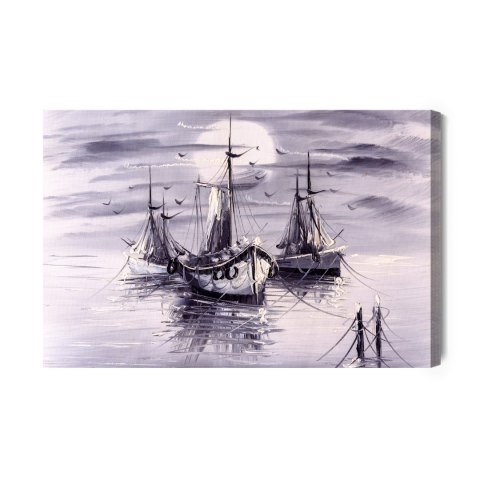 Obraz Na Płótnie Morze I Statki Jak Malowane Obraz Na Płótnie Morze I Statki Jak Malowane