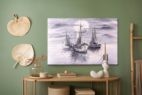 Obraz Na Płótnie Morze I Statki Jak Malowane Obraz Na Płótnie Morze I Statki Jak Malowane