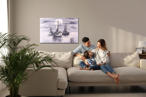 Obraz Na Płótnie Morze I Statki Jak Malowane Obraz Na Płótnie Morze I Statki Jak Malowane