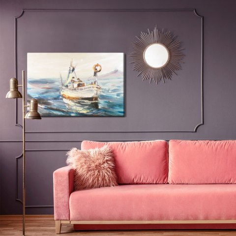 Obraz Na Płótnie Morze Statek I Rybacy Obraz Na Płótnie Morze Statek I Rybacy