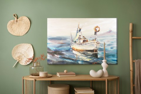 Obraz Na Płótnie Morze Statek I Rybacy Obraz Na Płótnie Morze Statek I Rybacy