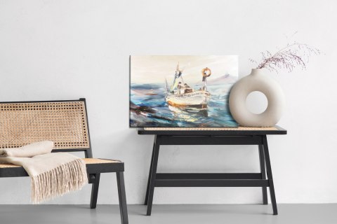 Obraz Na Płótnie Morze Statek I Rybacy Obraz Na Płótnie Morze Statek I Rybacy