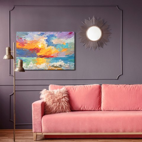 Obraz Na Płótnie Morze W Stylu Abstrakcyjnym Obraz Na Płótnie Morze W Stylu Abstrakcyjnym