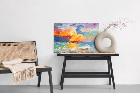 Obraz Na Płótnie Morze W Stylu Abstrakcyjnym Obraz Na Płótnie Morze W Stylu Abstrakcyjnym