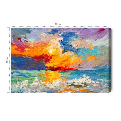 Obraz Na Płótnie Morze W Stylu Abstrakcyjnym Obraz Na Płótnie Morze W Stylu Abstrakcyjnym