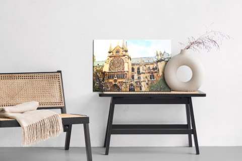 Obraz Na Płótnie Katedra Notre Dame Jak Namalowana Obraz Na Płótnie Katedra Notre Dame Jak Namalowana