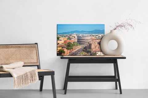 Obraz Na Płótnie Panorama Rzymu 3D Obraz Na Płótnie Panorama Rzymu 3D