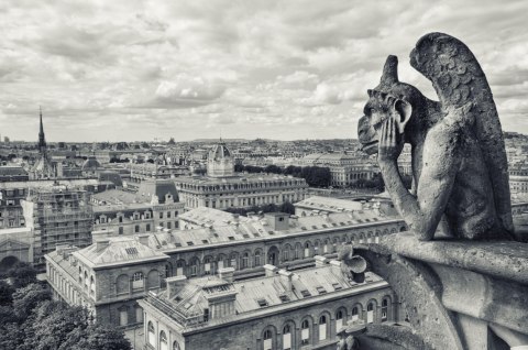 Obraz Na Płótnie Panorama Paryża Obraz Na Płótnie Panorama Paryża