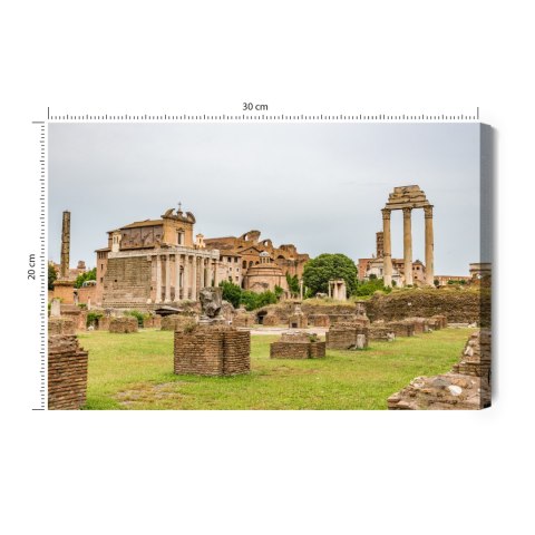 Obraz Na Płótnie Widok 3D Na Forum Romanum Obraz Na Płótnie Widok 3D Na Forum Romanum
