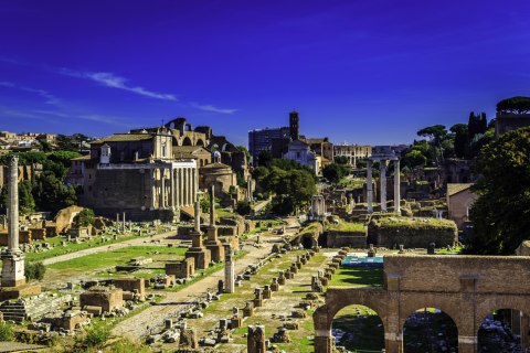 Obraz Na Płótnie Widok Na Forum Romanum Obraz Na Płótnie Widok Na Forum Romanum