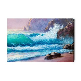 Obraz Na Płótnie Morze Brzeg I Skały