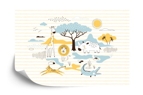 Fototapeta Przyjaciele Z Safari