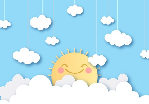 Fototapeta Seria Wycinanek Happy Sun