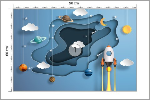 Fototapeta Seria Wycinanek Z Kosmosu