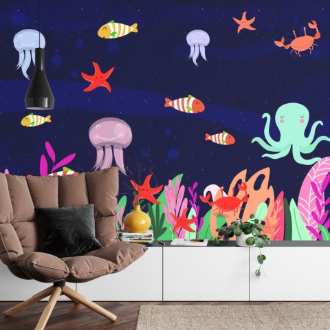 Fototapeta Przyjaciele Pod Falami Deep Blue