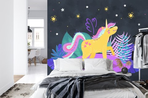 Fototapeta Ula La Unicornio Night Stars