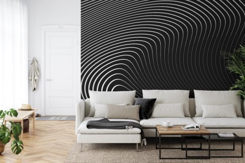 Fototapeta Of The Gray Pattern Of Lines . Eps10.