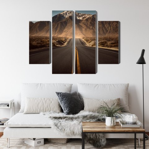 Obraz Wieloczęściowy Droga W Góry 3D Obraz Wieloczęściowy Droga W Góry 3D