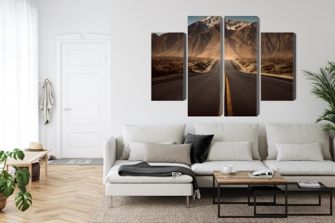 Obraz Wieloczęściowy Droga W Góry 3D Obraz Wieloczęściowy Droga W Góry 3D