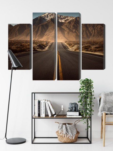 Obraz Wieloczęściowy Droga W Góry 3D Obraz Wieloczęściowy Droga W Góry 3D