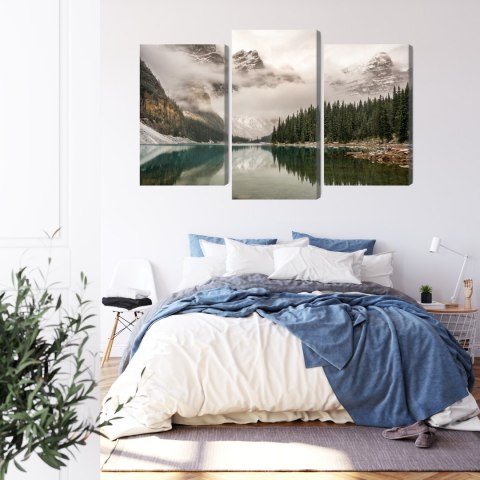 Obraz Wieloczęściowy Jezioro Moraine W Parku Narodowym Banff, Kanada Obraz Wieloczęściowy Jezioro Moraine W Parku Narodowym Banff, Kanada