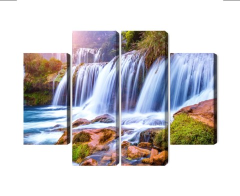 Obraz Wieloczęściowy Wodospad Jiulong W Luoping Obraz Wieloczęściowy Wodospad Jiulong W Luoping