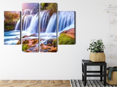 Obraz Wieloczęściowy Wodospad Jiulong W Luoping Obraz Wieloczęściowy Wodospad Jiulong W Luoping