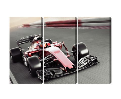 Obraz Wieloczęściowy Samochód Formuły 1 Na Torze Obraz Wieloczęściowy Samochód Formuły 1 Na Torze