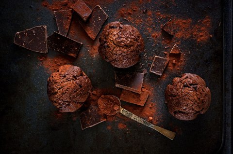 Obraz Wieloczęściowy Babeczki Czekoladowe