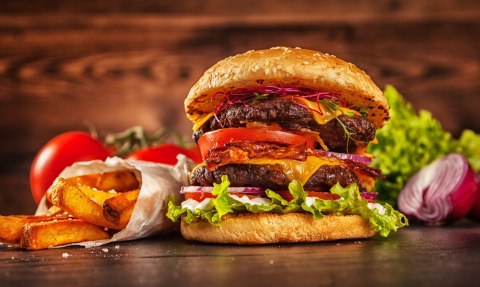 Obraz Wieloczęściowy Domowy Hamburger