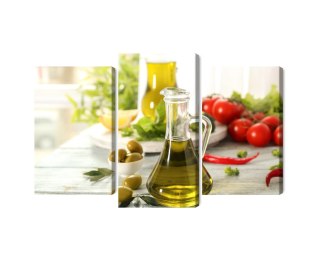 Obraz Wieloczęściowy Dzbanek Ze Świeżym Olejem