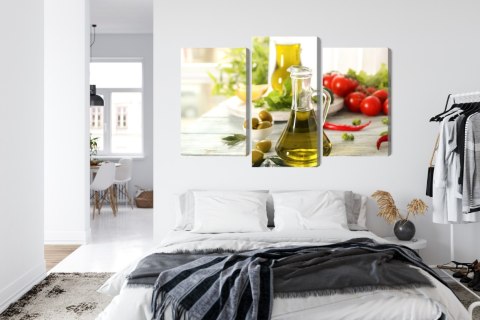 Obraz Wieloczęściowy Dzbanek Ze Świeżym Olejem