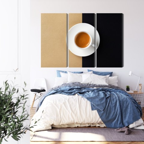 Obraz Wieloczęściowy Filiżanka Włoskiej Kawy
