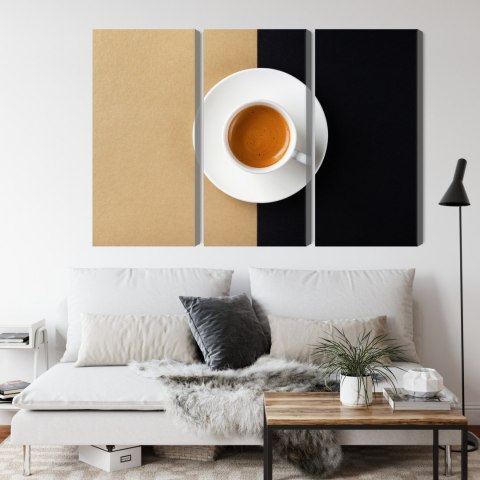 Obraz Wieloczęściowy Filiżanka Włoskiej Kawy