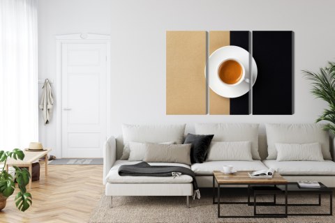 Obraz Wieloczęściowy Filiżanka Włoskiej Kawy