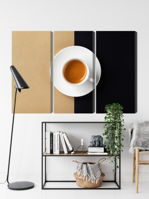 Obraz Wieloczęściowy Filiżanka Włoskiej Kawy