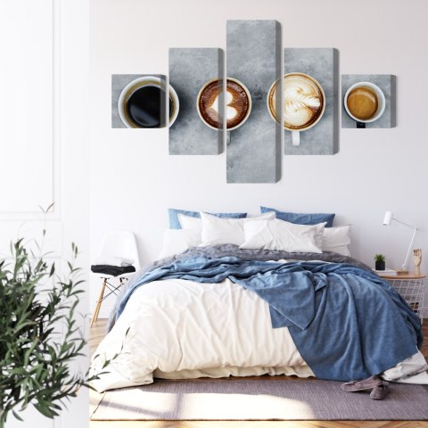 Obraz Wieloczęściowy Filiżanki Z Kawą