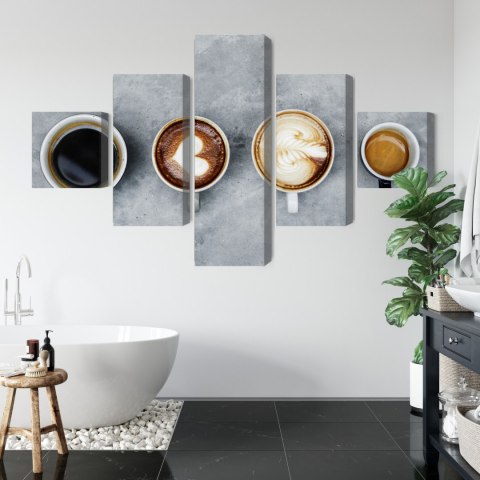 Obraz Wieloczęściowy Filiżanki Z Kawą